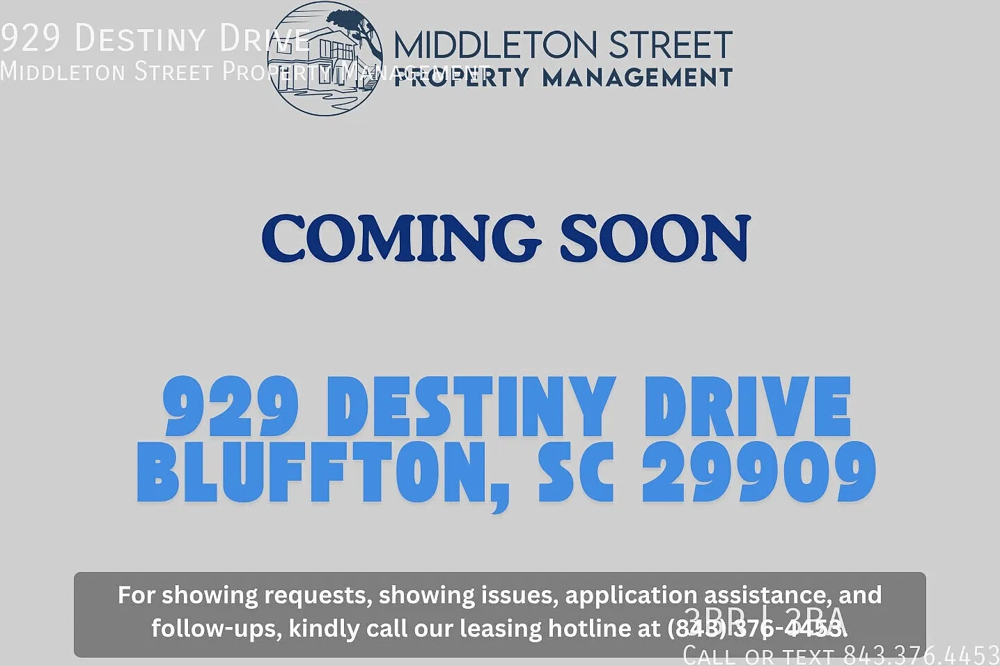 Coming Soon-929 Destiny Drive Bluffton, Sc 29909 — Photo 1