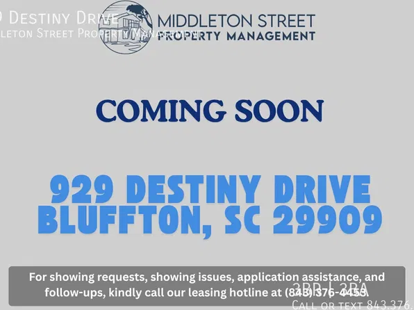 929 Destiny Dr, Bluffton, SC 29909