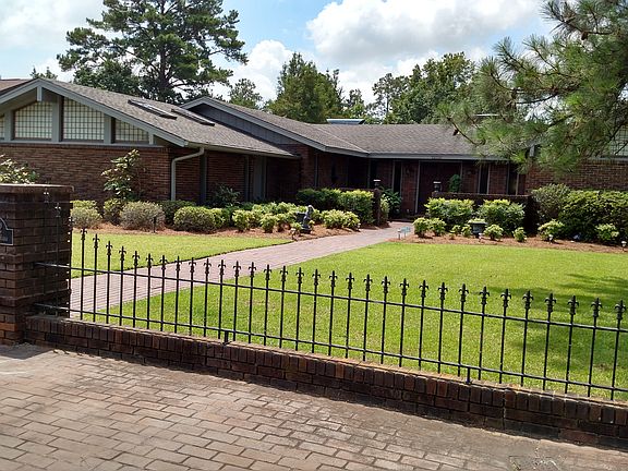 Wroght iron around front yd