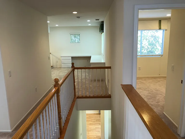 Looking at loft from top of stairs