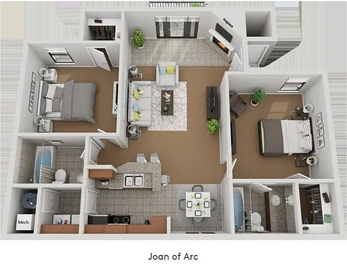 Floor plan Joan of Arc (Upgrade)