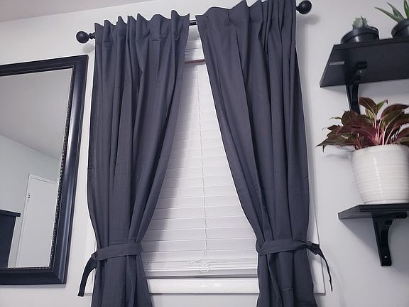 Bedroom west window (sunset)