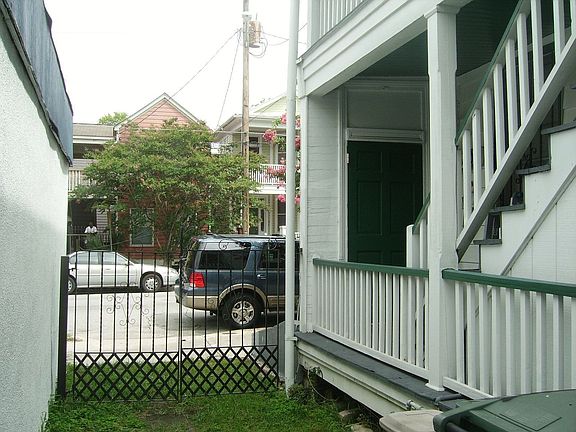 From inside the gate / view of Cannon St