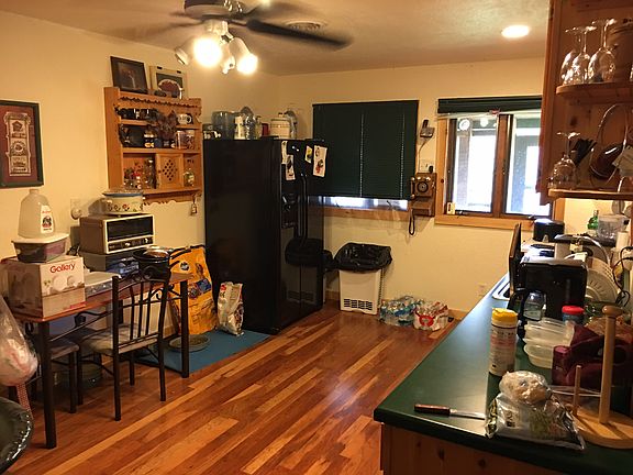 Hardwood flooring in kitchen