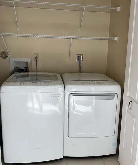 in unit washer and dryer