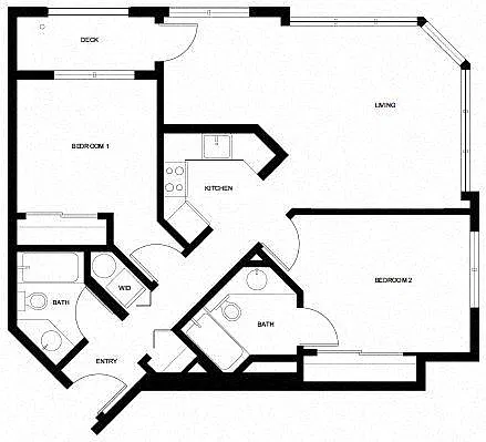 Floor plan 2x2 Medium