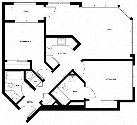 Floor plan 2x2 Medium