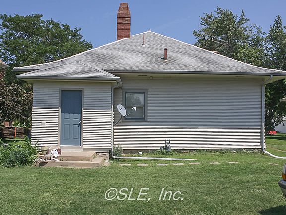 Rear of property
