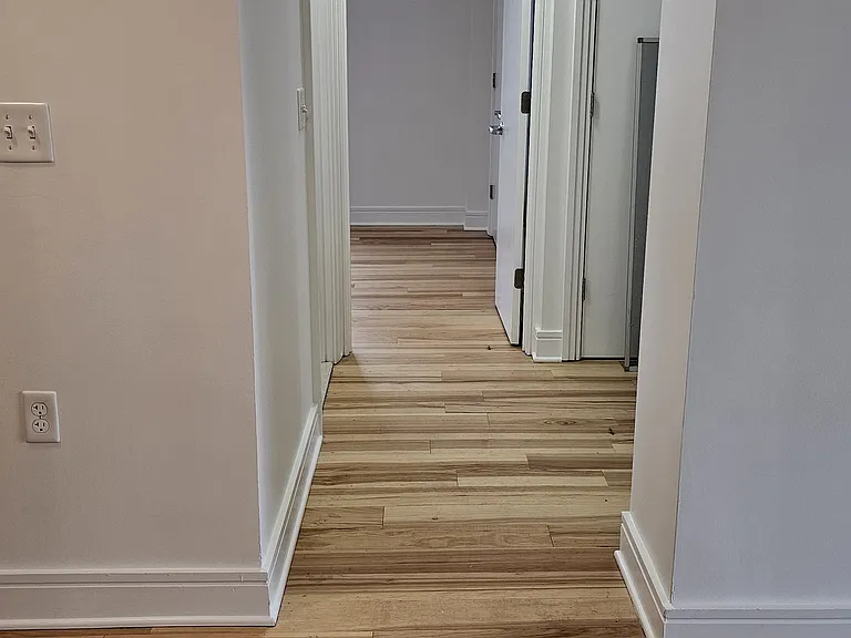Hallway view from kitchen