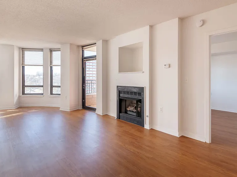 Living Room with Hard Surface Flooring and Gas Fireplace