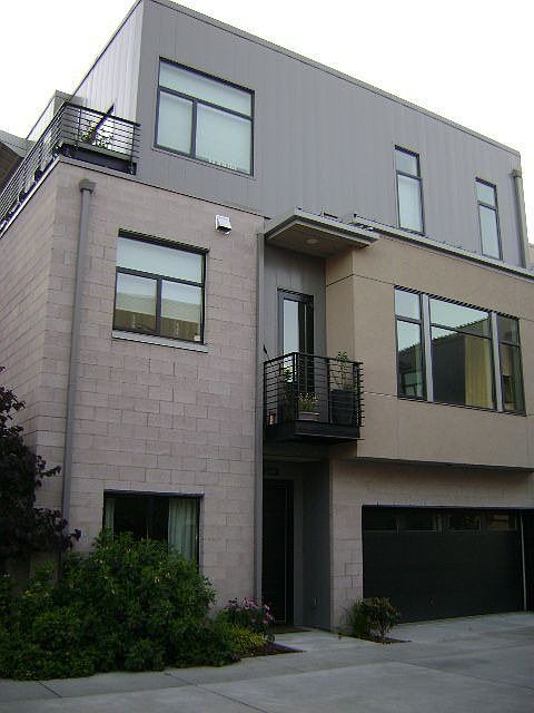 Front of townhouse