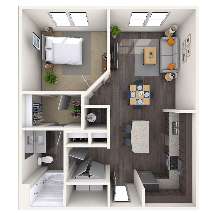 Floor plan Hickory