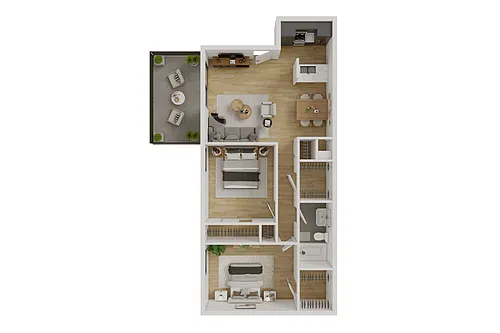 Floor plan B2c