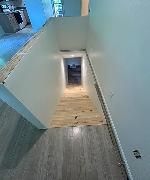Access to downstairs from the living room