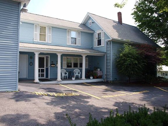 Apts. front view & porch