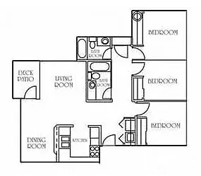 Floor plan 3 Bedroom