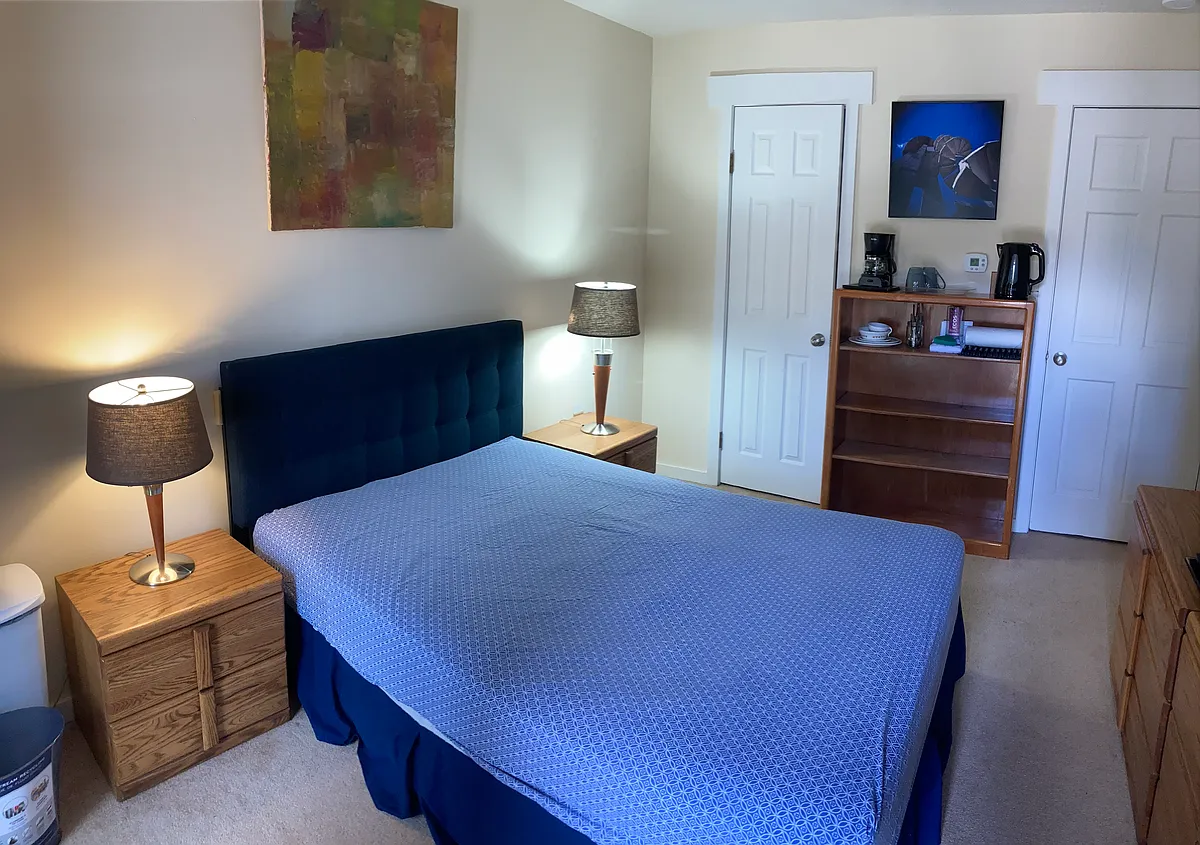 Full sized Bed with 2 Nightstands - 120 E La Bonte St #F