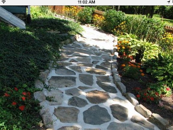 Stone walkway