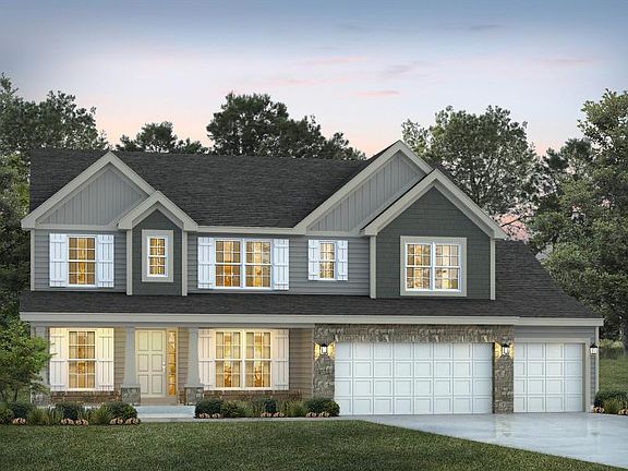 Elevation C with Stone