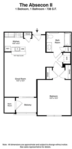 Floor plan Absecon II