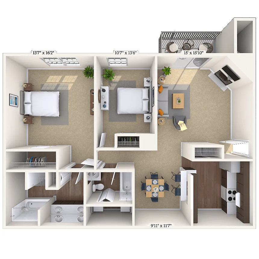 Floor plan The Woodward