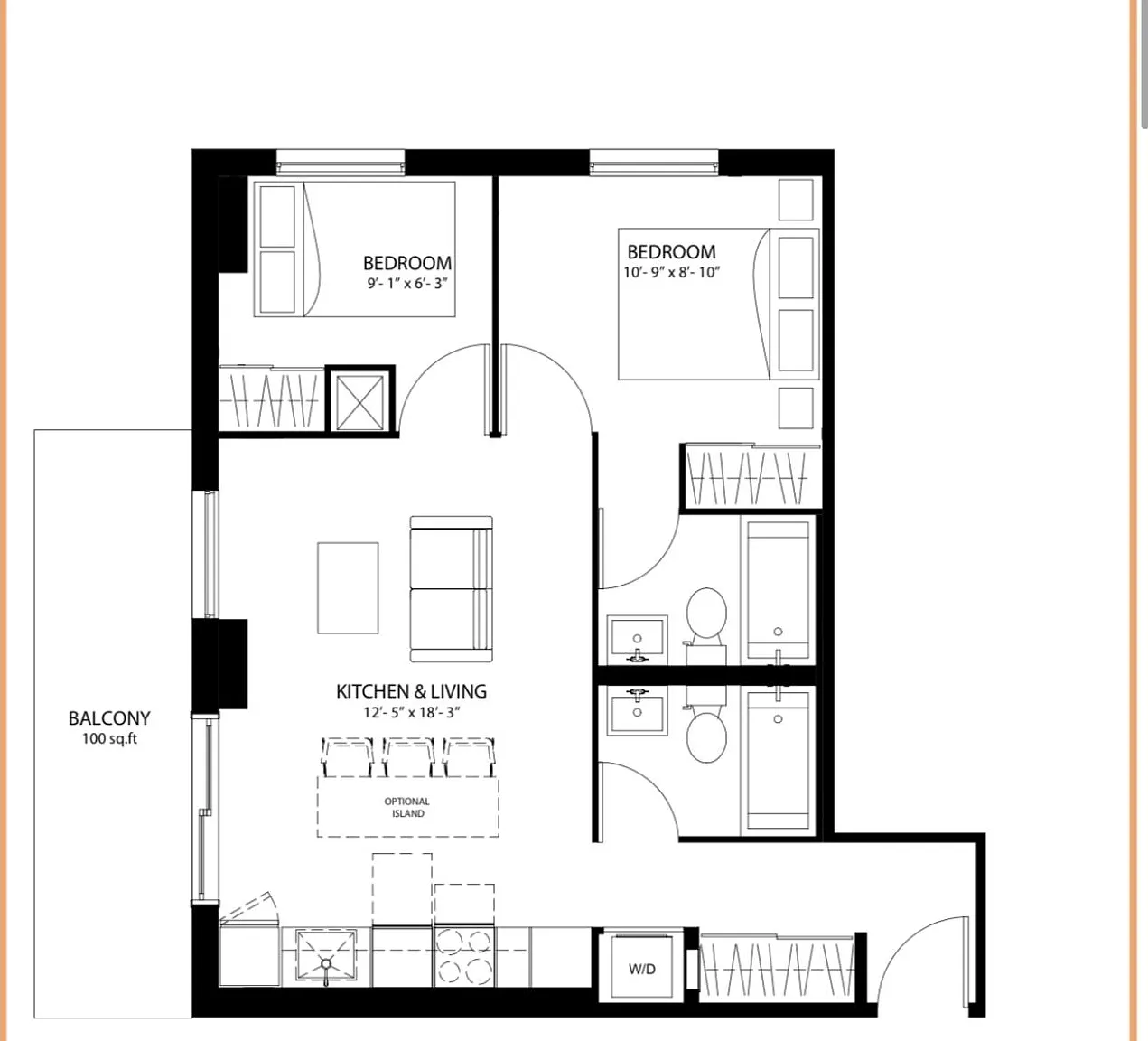 2 bed, $1,800 — Photo 3