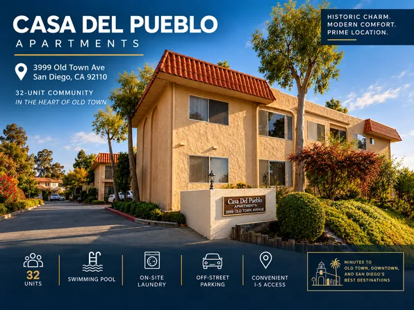 Old Town (Casa de Pueblo), 3999 Old Town Ave #E-1, San Diego, CA 92110