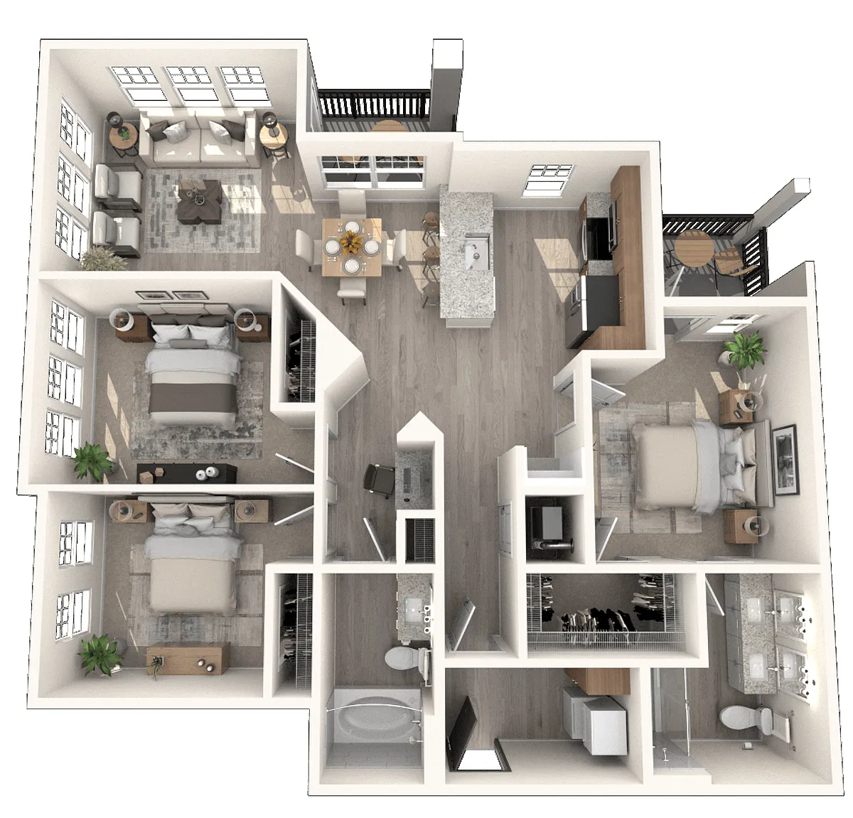 Floor plan C1L with Garage