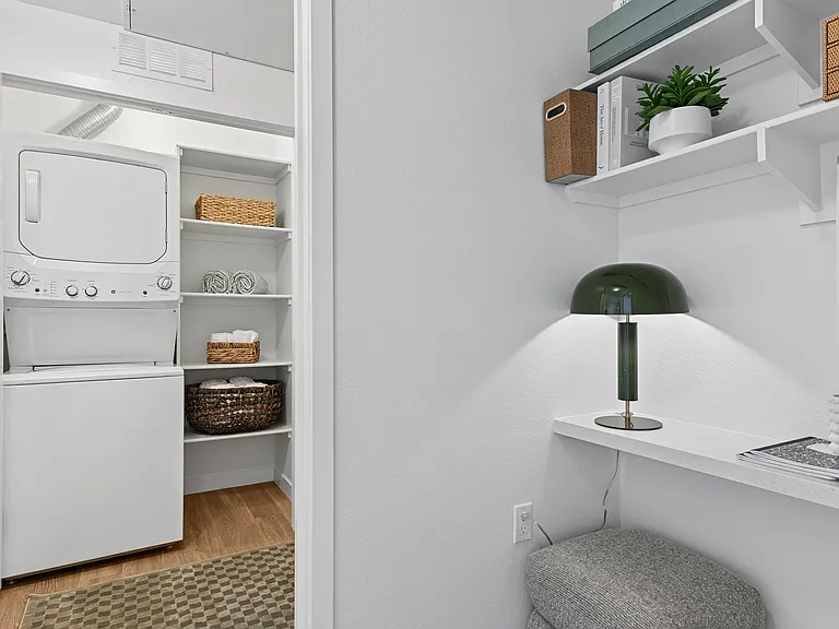 In-home washer and dryer makes laundry a breeze