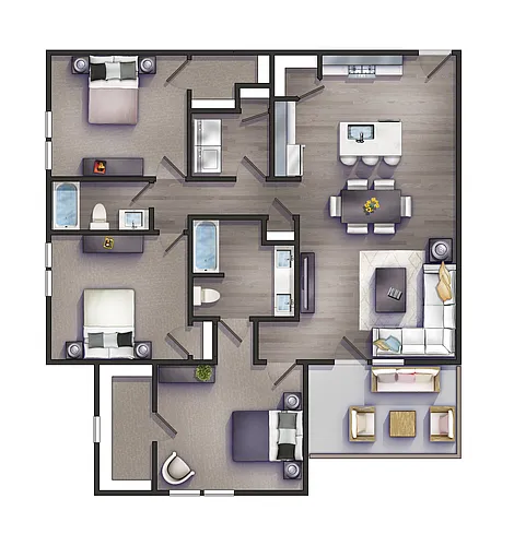 Floor plan C1