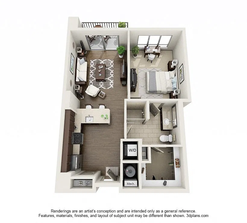 Floor plan A1E