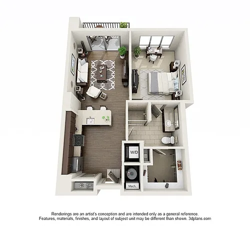 Floor plan A1E