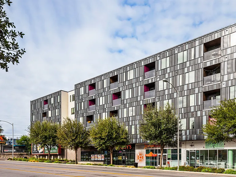 Mixed-Use Streetfront With Retail and Residences at Lamar Union Apartments
