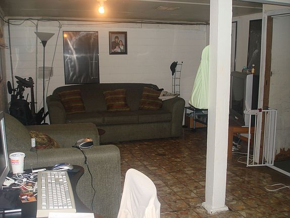 Partial finished basement