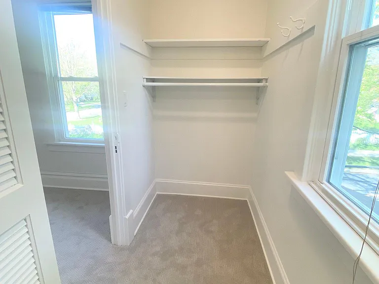 Walk-in closet.