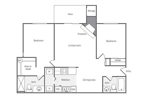 Floor plan Landing