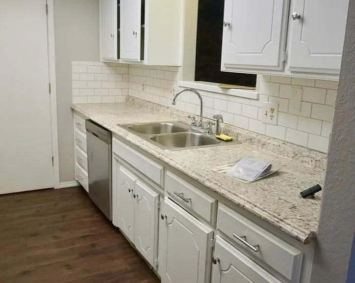 Stylish Updated Kitchen with Subway Tile Backsplash