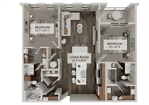 Floor plan The Legacy Select (B1C)