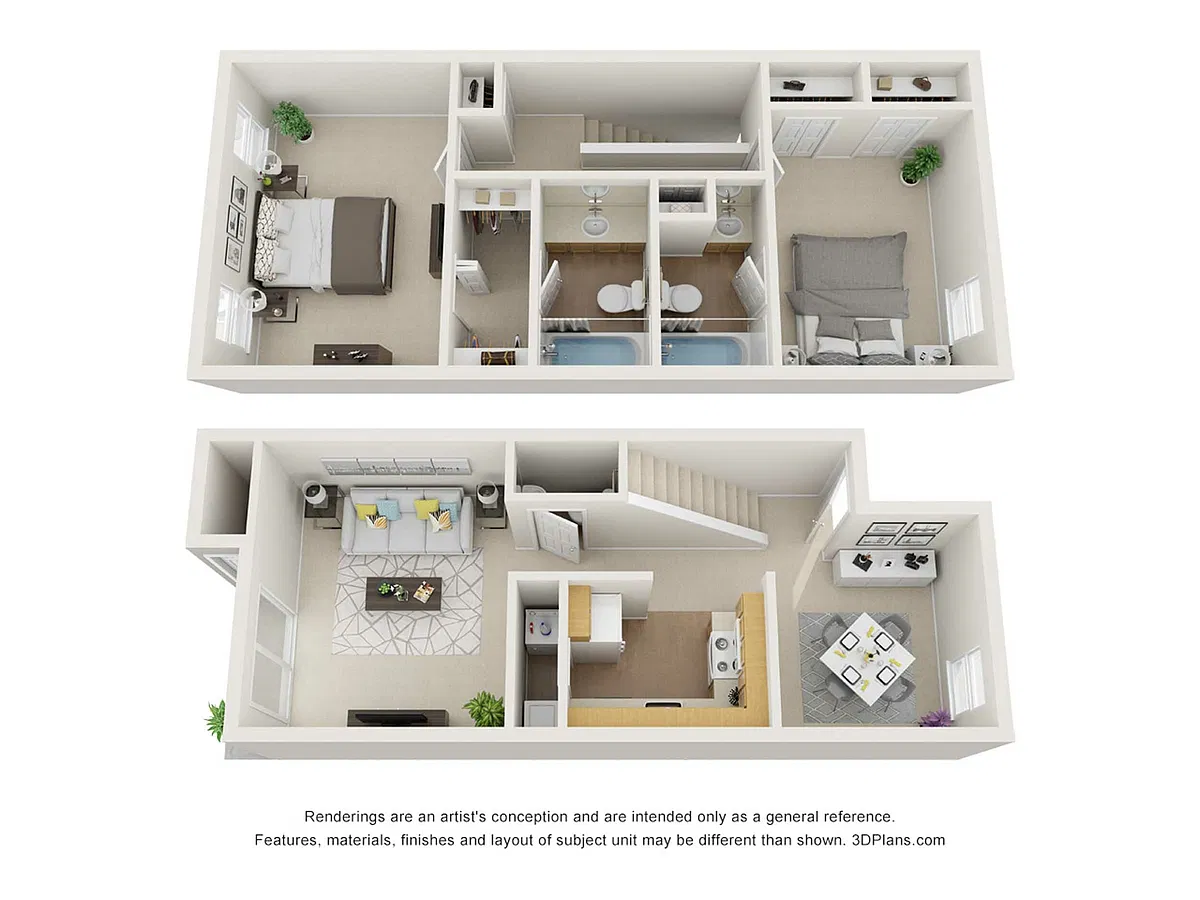 Floor plan T2 Renovated