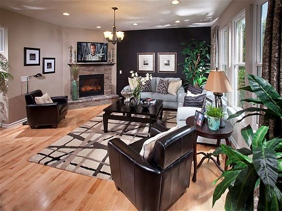 Spacious Great Room flows into the Kitchen ,Nook Area and  Morning Room