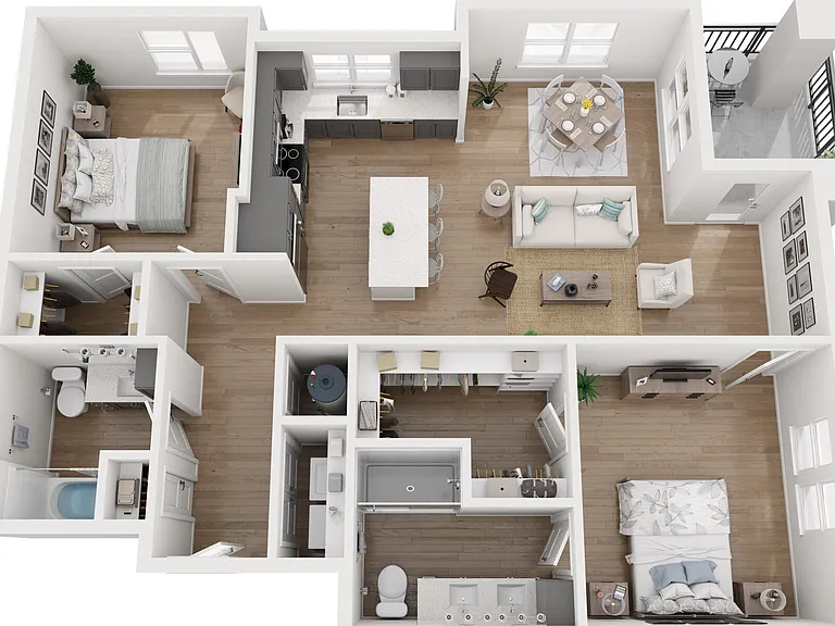 B2.2 floor plan Reverie Belmont