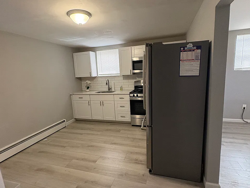 Spacious Eat In Kitchen with Quartz counter