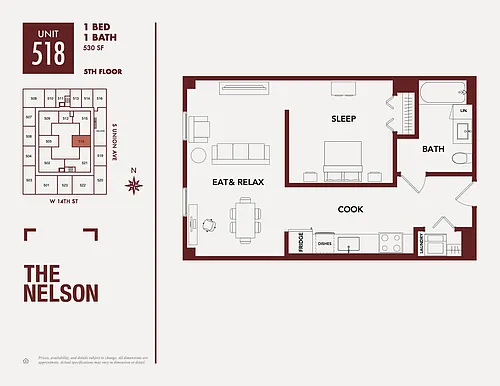 Floor plan 518