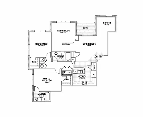 Floor plan Solstice (Flat)