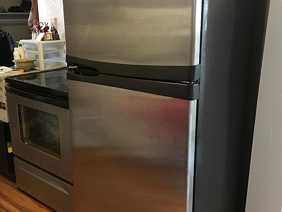 Stainless steel fridge!