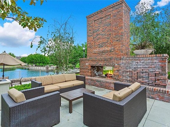 Private Outdoor Lounging Spaces Overlooking Harveston Lake