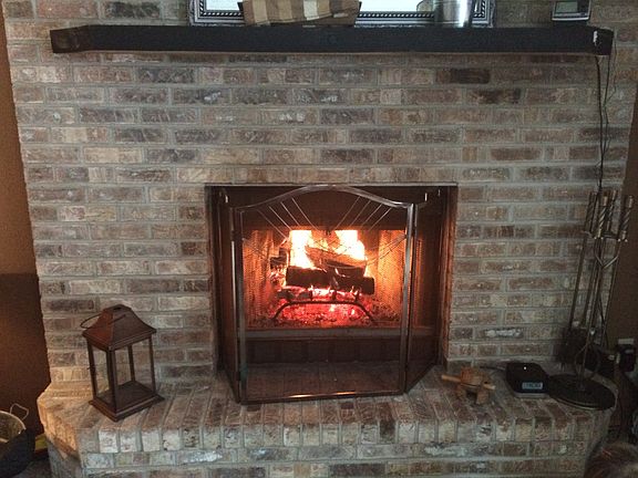 Wood Burning Fireplace