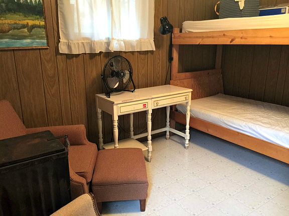 Interior of bunk house