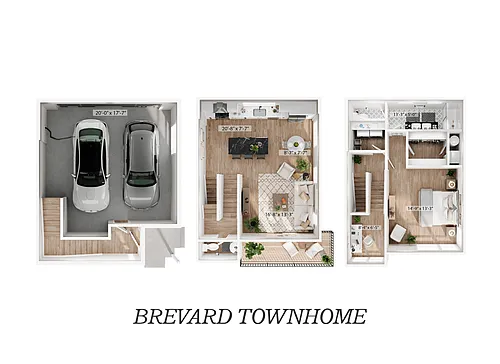 Floor plan Brevard Townhome