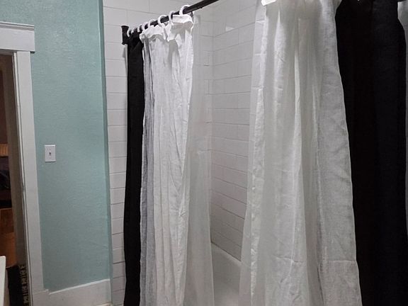Newly remodeled full size shower and new tub combo